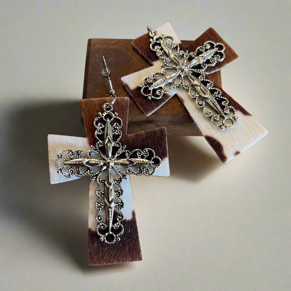 Cattle Cross Earrings